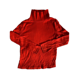Okie Dokie Red Long Sleeve Turtle Neck Top Shirt Size Lrg (6)
